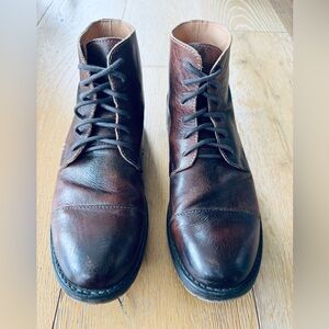 Bed Stu dark brown leather lace-up boots Men’s 9